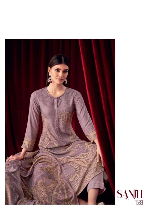 My Fashion Road Itrana Sanjh Digital Prints Winter Collection Ladies Suit | 1589