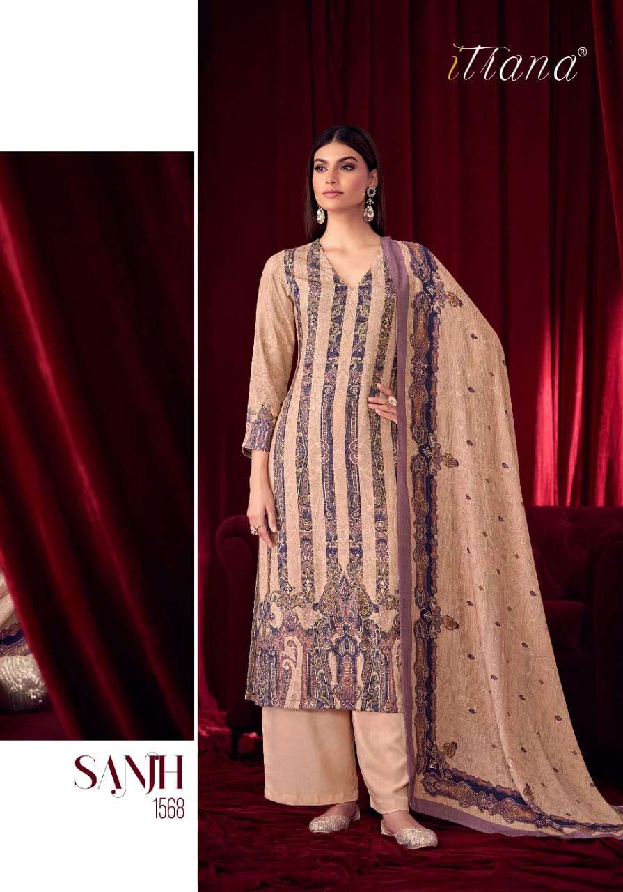 My Fashion Road Itrana Sanjh Digital Prints Winter Collection Ladies Suit | 1568 My Fashion Road Itrana Sanjh Digital Prints Winter Collection Ladies Suit | 1568