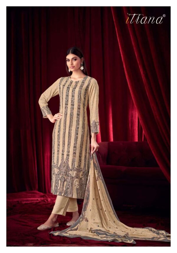 My Fashion Road Itrana Sanjh Digital Prints Winter Collection Ladies Suit | 1574