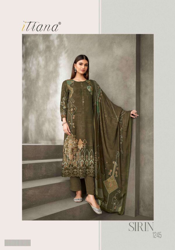 My Fashion Road Itrana Sirin Fancy Staple Twill Winter Suit | 1245