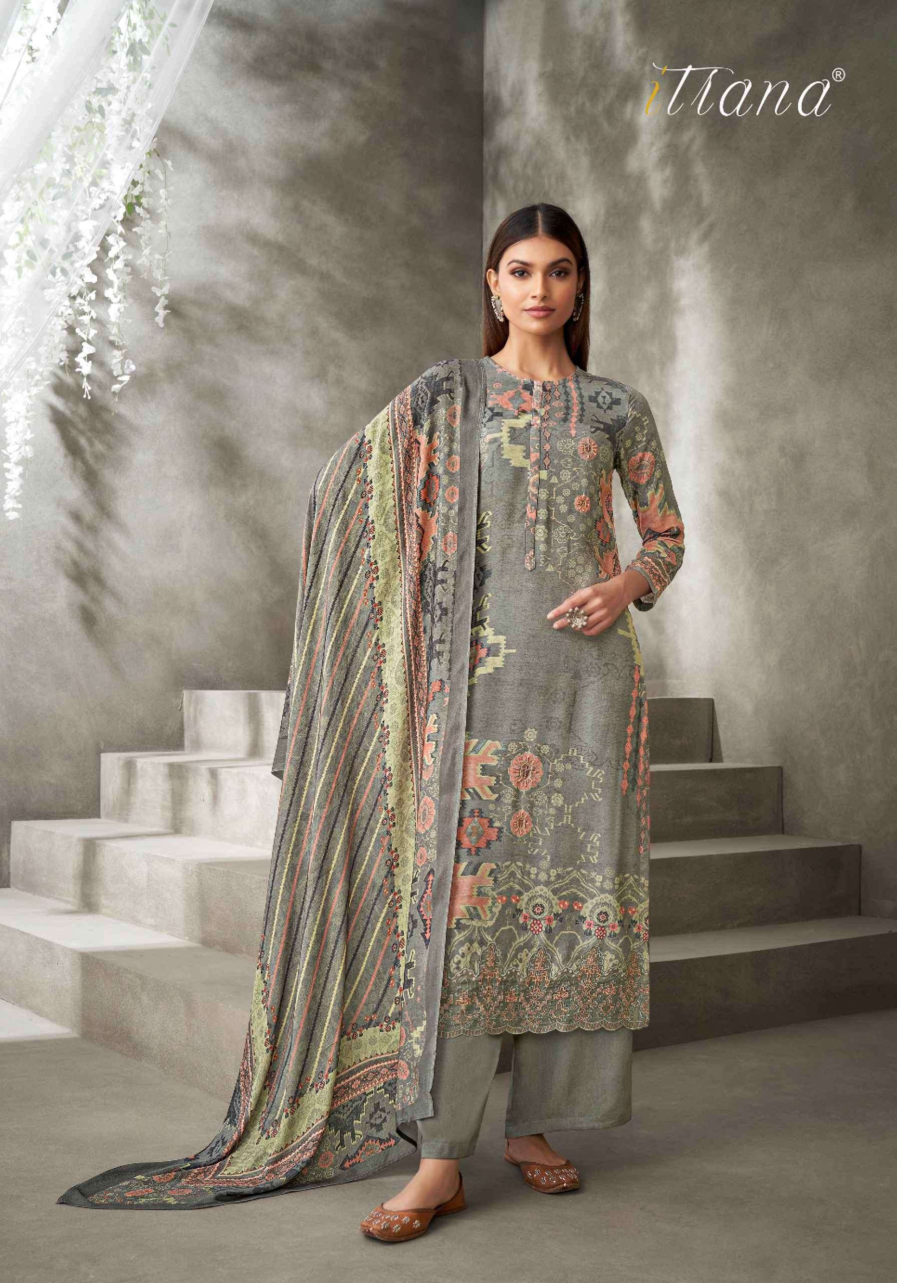 My Fashion Road Itrana Sirin Fancy Staple Twill Winter Suit | 1209 My Fashion Road Itrana Sirin Fancy Staple Twill Winter Suit | 1209