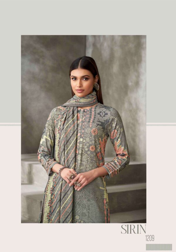 My Fashion Road Itrana Sirin Fancy Staple Twill Winter Suit | 1209