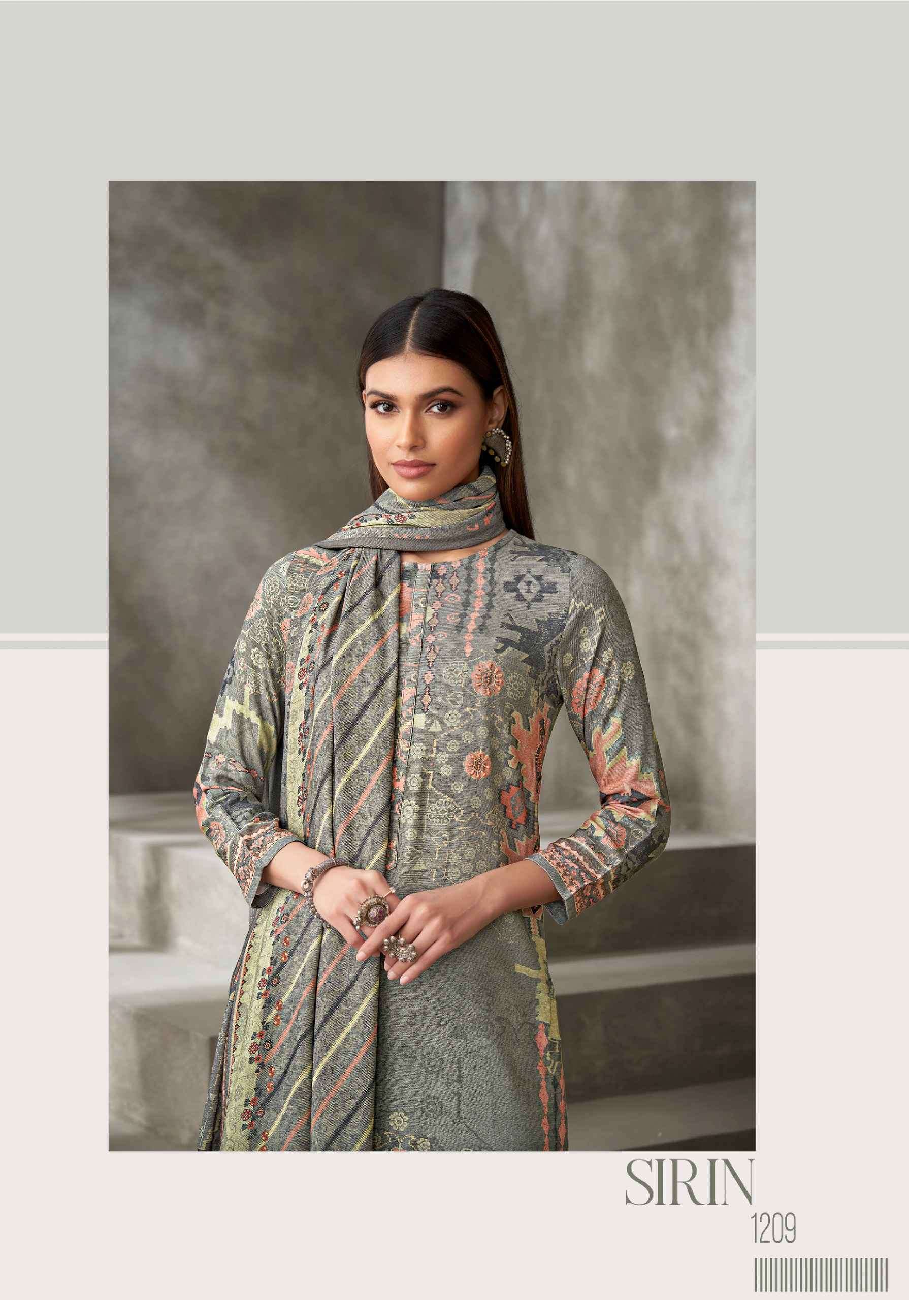 My Fashion Road Itrana Sirin Fancy Staple Twill Winter Suit | 1209 My Fashion Road Itrana Sirin Fancy Staple Twill Winter Suit | 1209