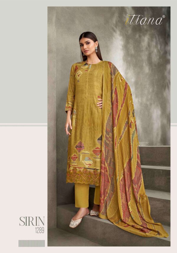 My Fashion Road Itrana Sirin Fancy Staple Twill Winter Suit | 1289