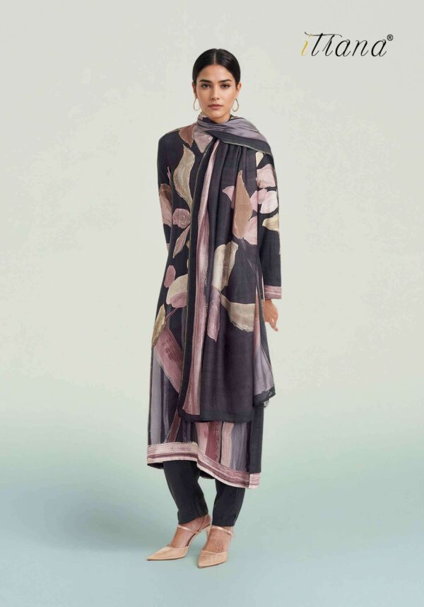 My Fashion Road Itrana Zeenat Digital Prints Staple Twill Winter Suit | 846