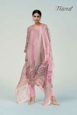 My Fashion Road Itrana Zeenat Digital Prints Staple Twill Winter Suit | 854