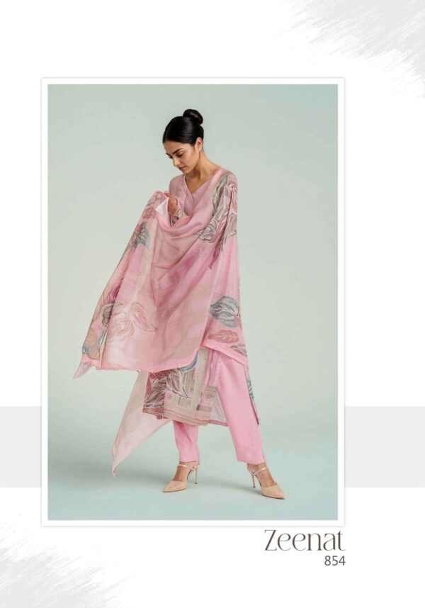 My Fashion Road Itrana Zeenat Digital Prints Staple Twill Winter Suit | 854