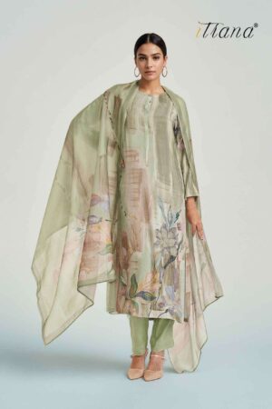 My Fashion Road Itrana Zeenat Digital Prints Staple Twill Winter Suit | 865
