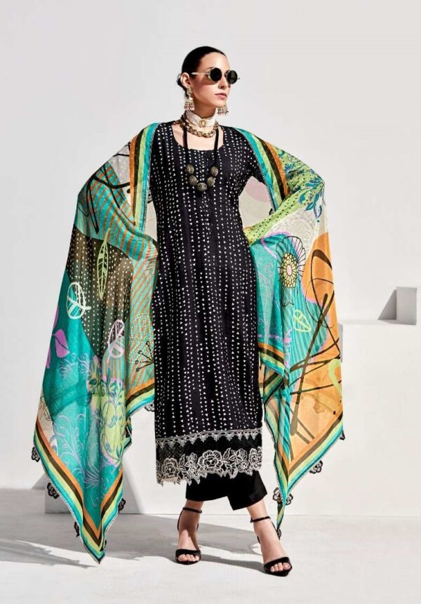 My Fashion Road Kimora Heer Gazab Digital Prints Pure Muslin Suit | 9486