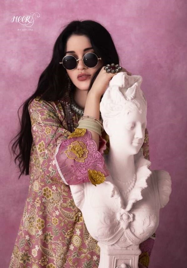 My Fashion Road Kimora Heer Star Pure Muslin Designer Exclusive Suit | 9494