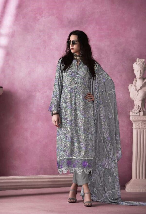 My Fashion Road Kimora Heer Star Pure Muslin Designer Exclusive Suit | 9495