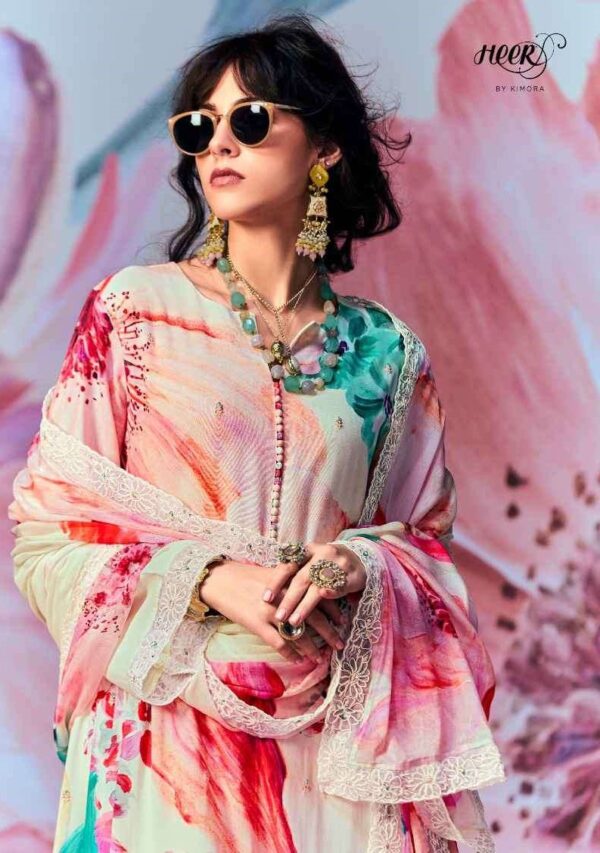 My Fashion Road Kimora Heer Super Star Pure Muslin Fancy Ladies Suit | 9505