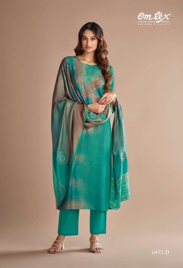 My Fashion Road Omtex Jolixa Exclusive Fancy Silk Ladies Suit | 6471-D