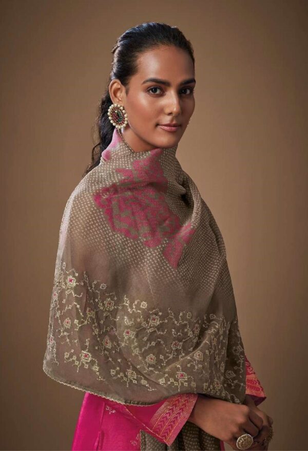 My Fashion Road Omtex Posh Pulse Pure Pashmina Jacquard Style Suit | 6641-B