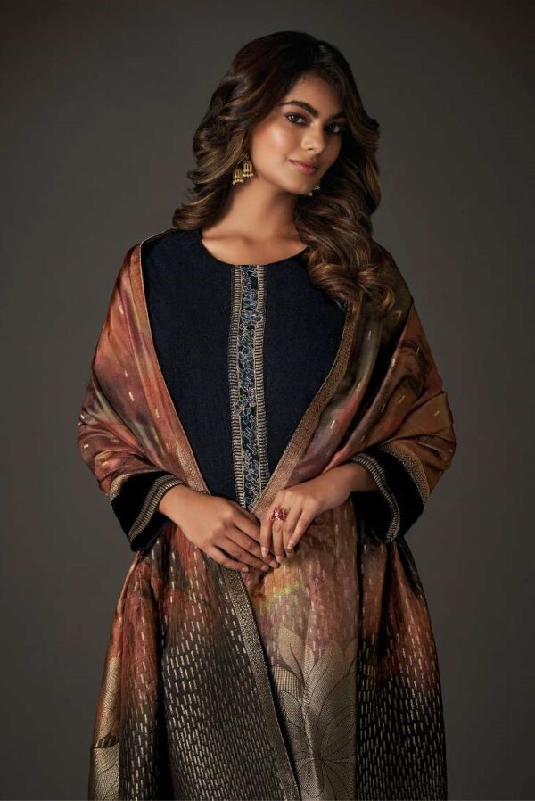 My Fashion Road Omtex Style Sangam Soft Velvet Exclusive Suit | 6331-A