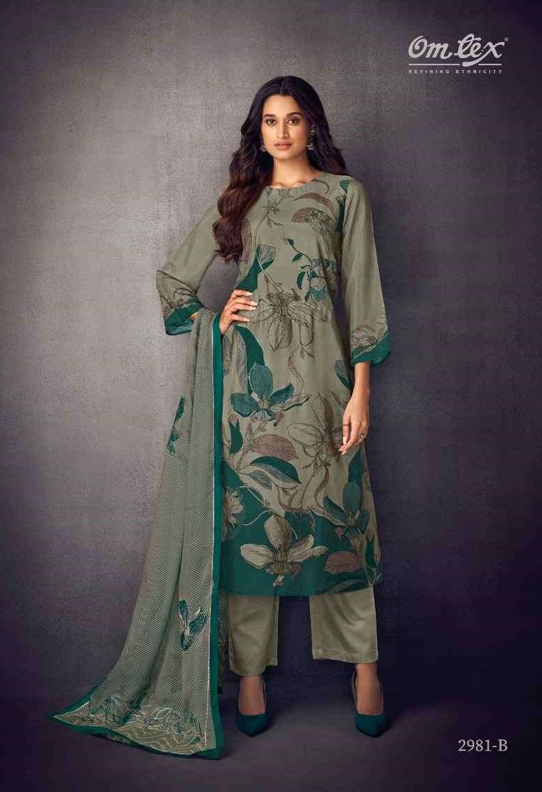 My Fashion Road Omtex Vaari Vol 7 Winter Wear Pure Pashmina Suit | 2981-B My Fashion Road Omtex Vaari Vol 7 Winter Wear Pure Pashmina Suit | 2981-B