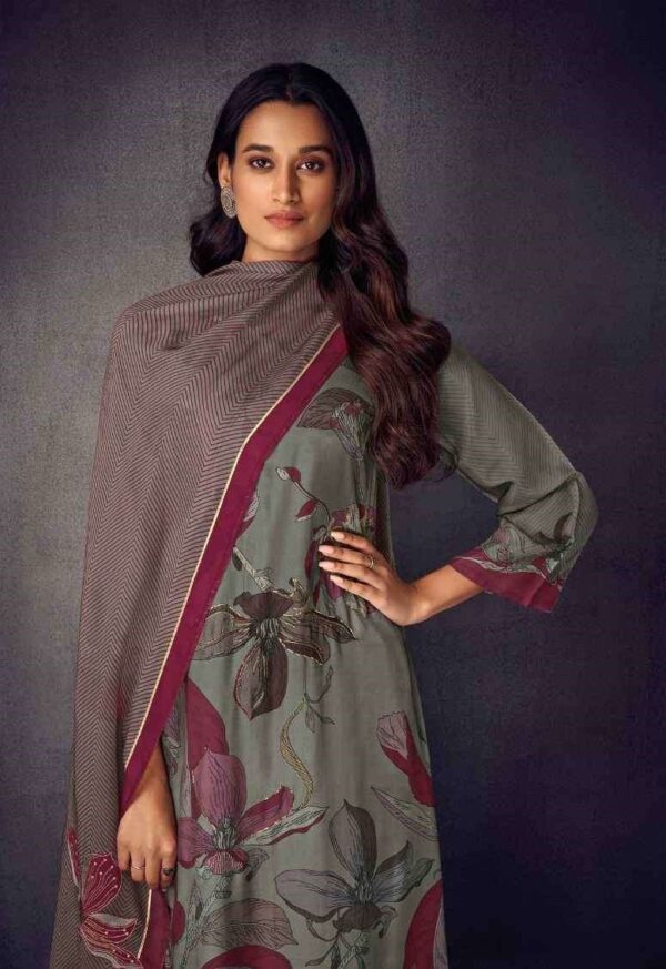 My Fashion Road Omtex Vaari Vol 7 Winter Wear Pure Pashmina Suit | 2981-A