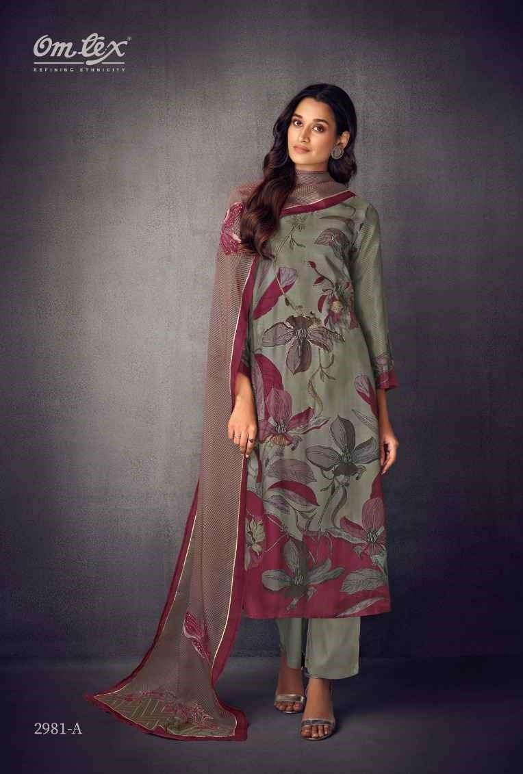 My Fashion Road Omtex Vaari Vol 7 Winter Wear Pure Pashmina Suit | 2981-A My Fashion Road Omtex Vaari Vol 7 Winter Wear Pure Pashmina Suit | 2981-A