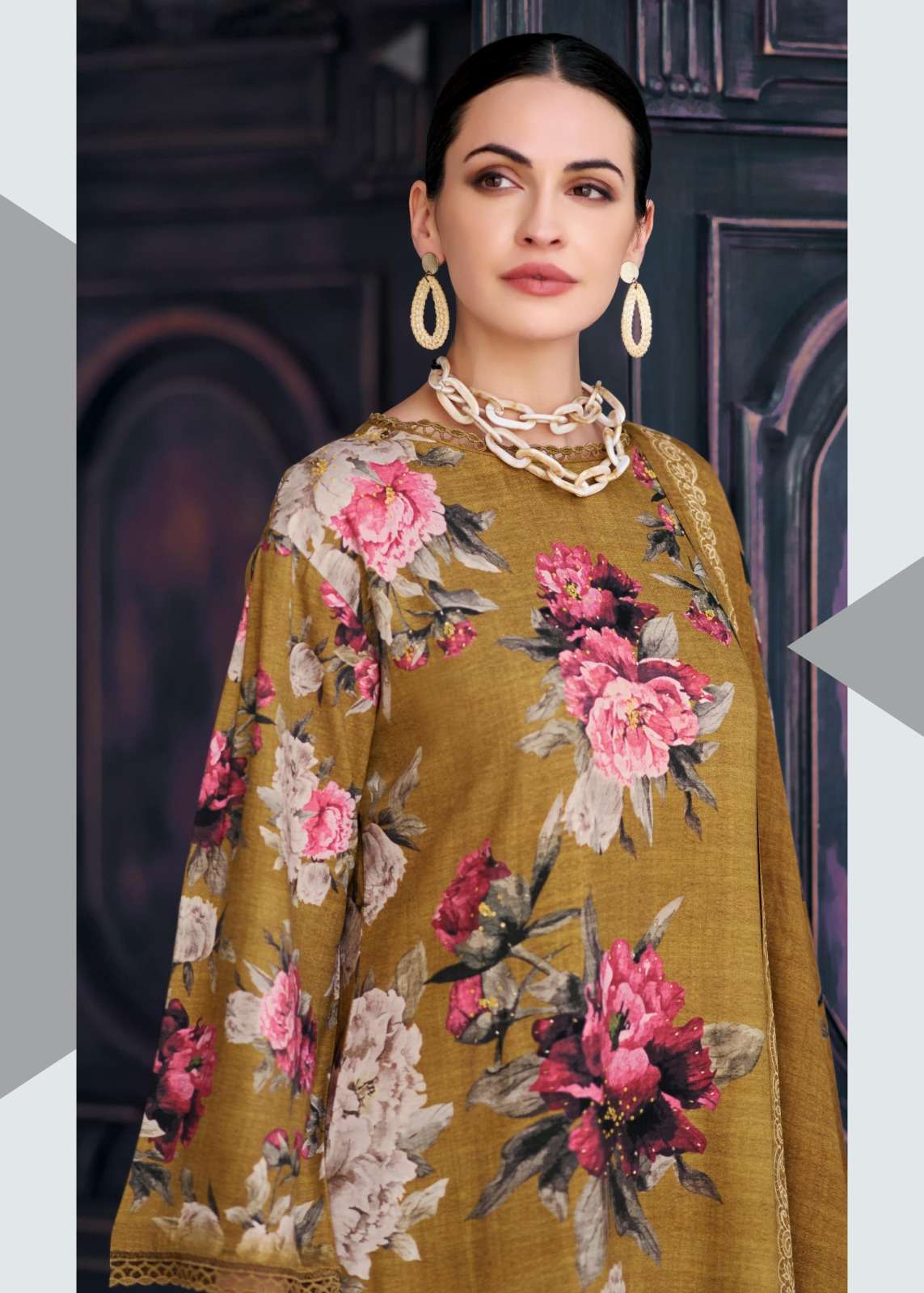 My Fashion Road Varsha Dark Petals Fancy Viscose Winter Pashmina Ladies Unstitched Suit | DP-04 My Fashion Road Varsha Dark Petals Fancy Viscose Winter Pashmina Ladies Unstitched Suit | DP-04