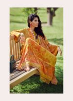 My Fashion Road Varsha Mizaaz Designer Pakistani Style Pashmina Silk Suit | MZ-02