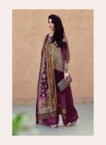 My Fashion Road Varsha Mizaaz Designer Pakistani Style Pashmina Silk Suit | MZ-05