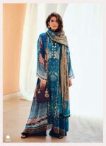 My Fashion Road Varsha Mizaaz Designer Pakistani Style Pashmina Silk Suit | MZ-06