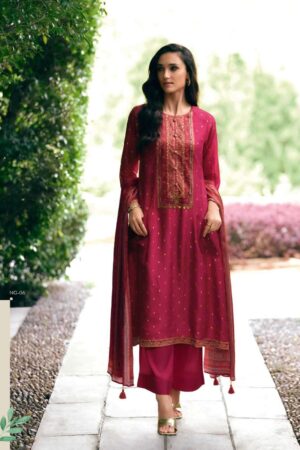 My Fashion Road Varsha Neelgiri Fancy Muslin Latest Suit | NG-03
