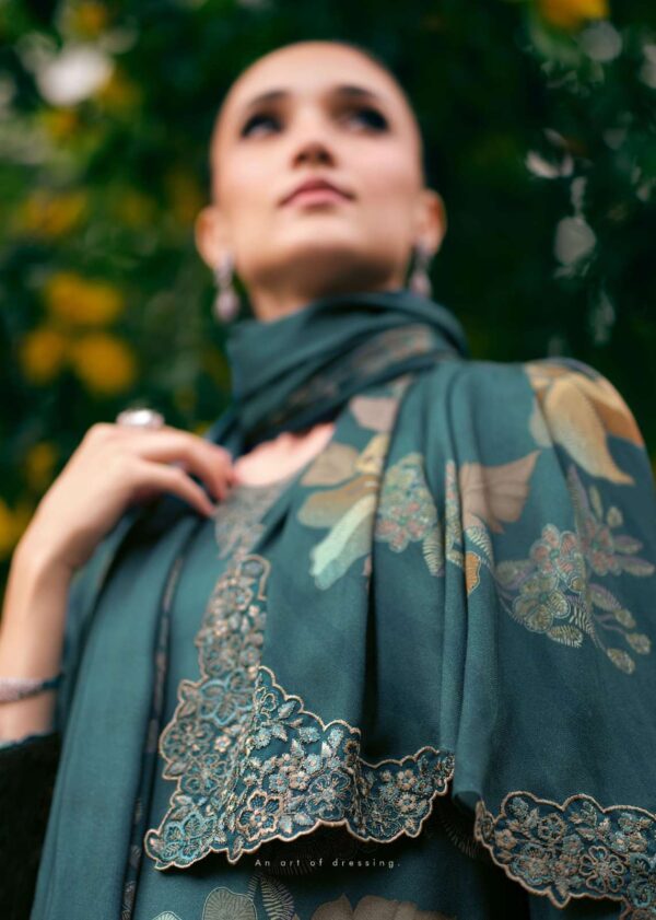 My Fashion Road Varsha The Purple Flower Exclusive Fancy Pashmina Suit | TPF-02