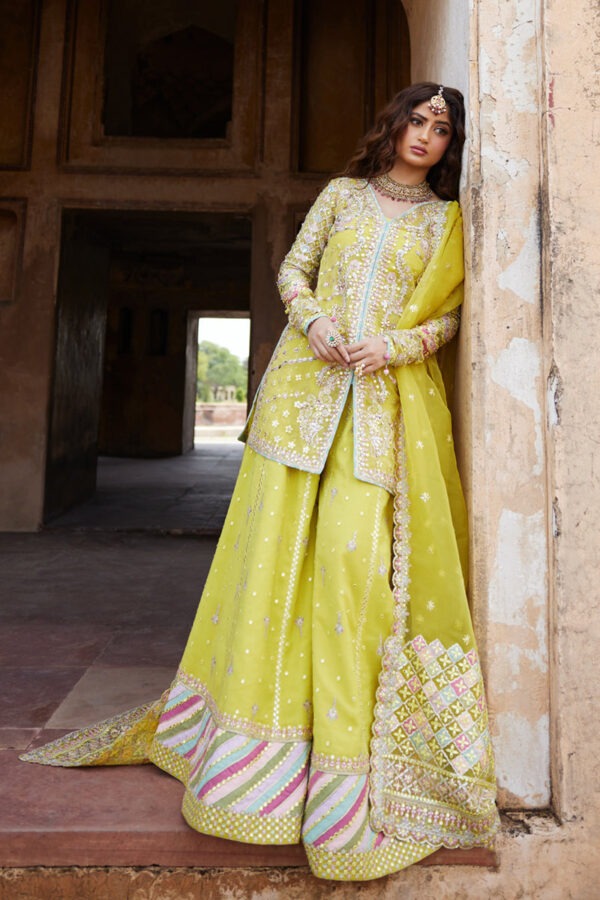 My Fashion Road Qalamkar Shadmani Formals | Bridal Collection 2025 | Sajal Ali | SH-05