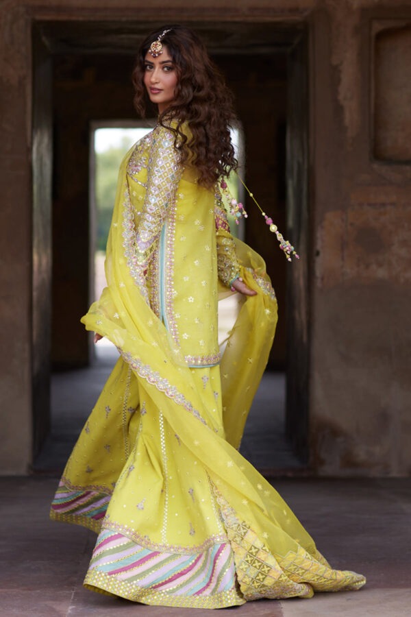 My Fashion Road Qalamkar Shadmani Formals | Bridal Collection 2025 | Sajal Ali | SH-05