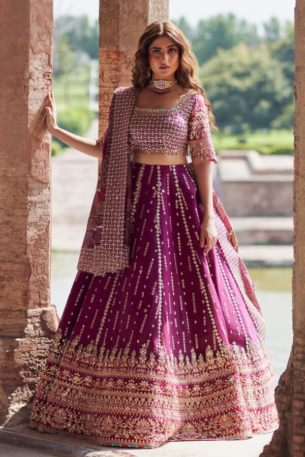 My Fashion Road Qalamkar Shadmani Formals | Bridal Collection 2025 | Sajal Ali | SH-04