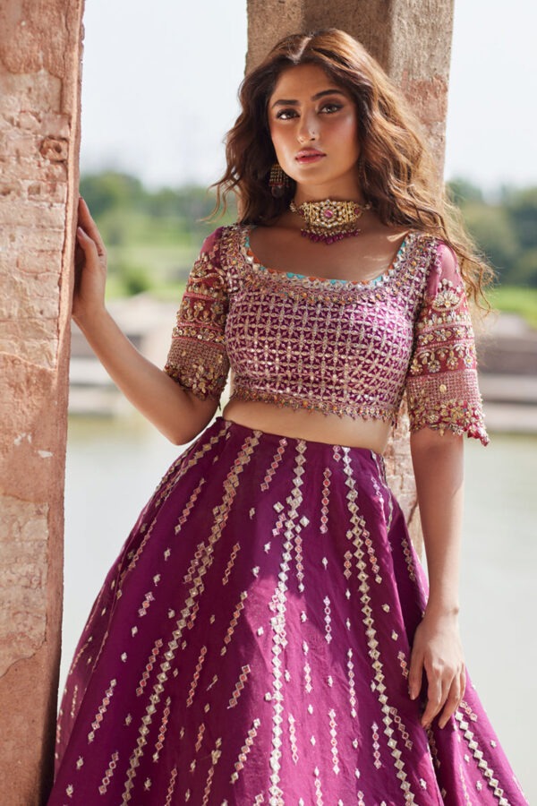 My Fashion Road Qalamkar Shadmani Formals | Bridal Collection 2025 | Sajal Ali | SH-04