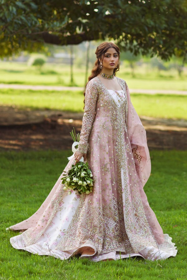 My Fashion Road Qalamkar Shadmani Formals | Bridal Collection 2025 | Sajal Ali | SH-08