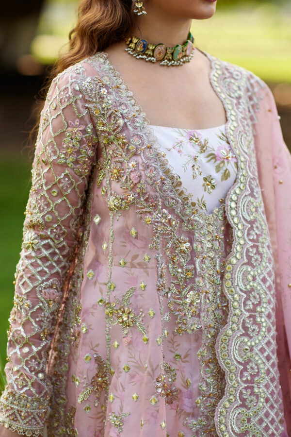 My Fashion Road Qalamkar Shadmani Formals | Bridal Collection 2025 | Sajal Ali | SH-08