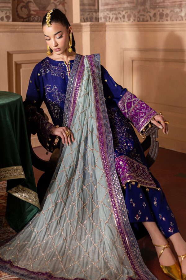 My Fashion Road Mushq Nur Mahal by Nureh Wedding Unstitched 2025 | NE-137