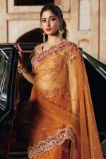 My Fashion Road Qalamkar Shadmani Formals | Bridal Collection 2025 | Sajal Ali | SH-02 My Fashion Road Qalamkar Shadmani Formals | Bridal Collection 2025 | Sajal Ali | SH-02