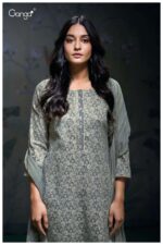 My Fashion Road Ganga Fashion Aaesha Premium Printed Cotton Satin Suit | S3157-D My Fashion Road Ganga Fashion Aaesha Premium Printed Cotton Satin Suit | S3157-D