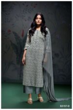 My Fashion Road Ganga Fashion Aaesha Premium Printed Cotton Satin Suit | S3157-D My Fashion Road Ganga Fashion Aaesha Premium Printed Cotton Satin Suit | S3157-D
