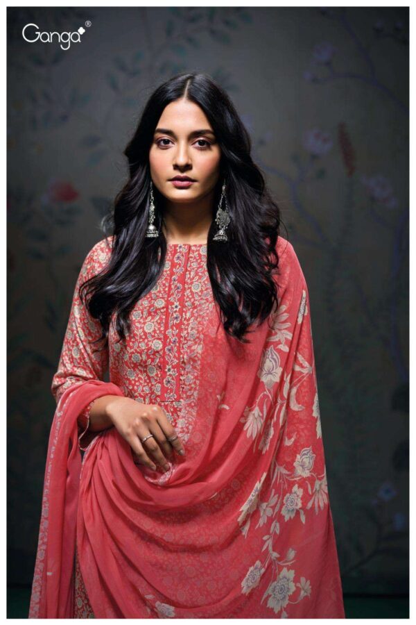My Fashion Road Ganga Fashion Aaisha Exclusive Cotton Satin Suit | S3161-C