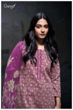 My Fashion Road Ganga Fashion Aaisha Exclusive Cotton Satin Suit | S3161-B