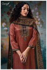 My Fashion Road Ganga Fashion Aashvi Pure Bemberg Silk Suit | S3074-B