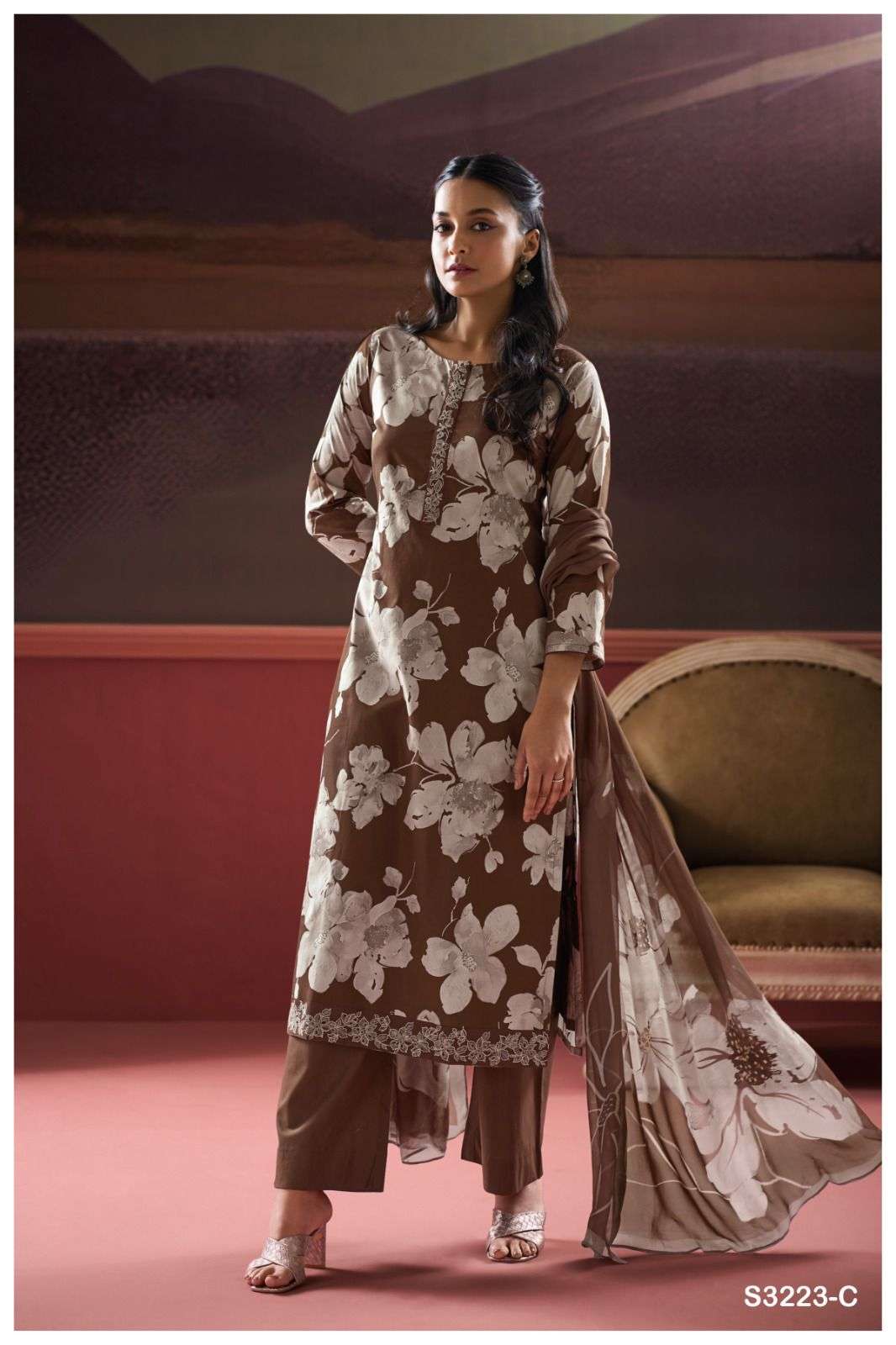 My Fashion Road Ganga Fashion Adalyn Premium Cotton Suit | S3223-C My Fashion Road Ganga Fashion Adalyn Premium Cotton Suit | S3223-C