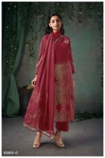 My Fashion Road Ganga Fashion Blessica Premium Cotton Linen Suit | S2823-C