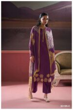 My Fashion Road Ganga Fashion Chelsie Premium Fancy Cotton Satin Suit | S3185-C