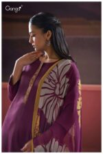 My Fashion Road Ganga Fashion Chelsie Premium Fancy Cotton Satin Suit | S3185-C