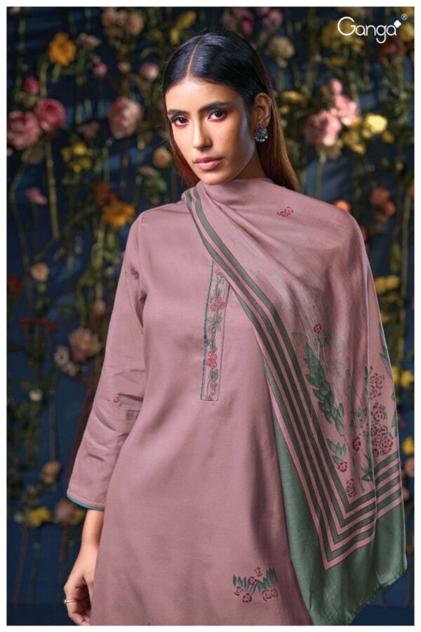 My Fashion Road Ganga Fashion Hamsika Exclusive Cotton Satin Fancy Suit | S3071-C