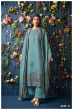 My Fashion Road Ganga Fashion Hamsika Exclusive Cotton Satin Fancy Suit | S3071-D