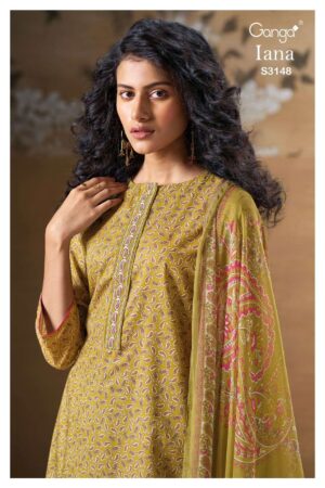 My Fashion Road Ganga Fashion Iana Premium Cotton Ladies Suit | S3148-D