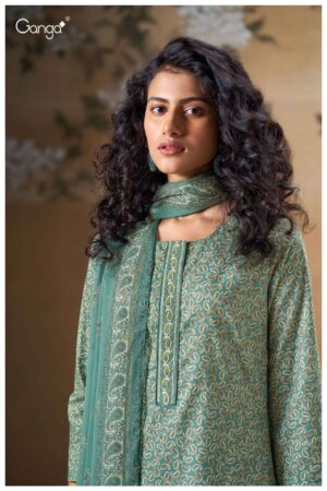 My Fashion Road Ganga Fashion Iana Premium Cotton Ladies Suit | S3148-A