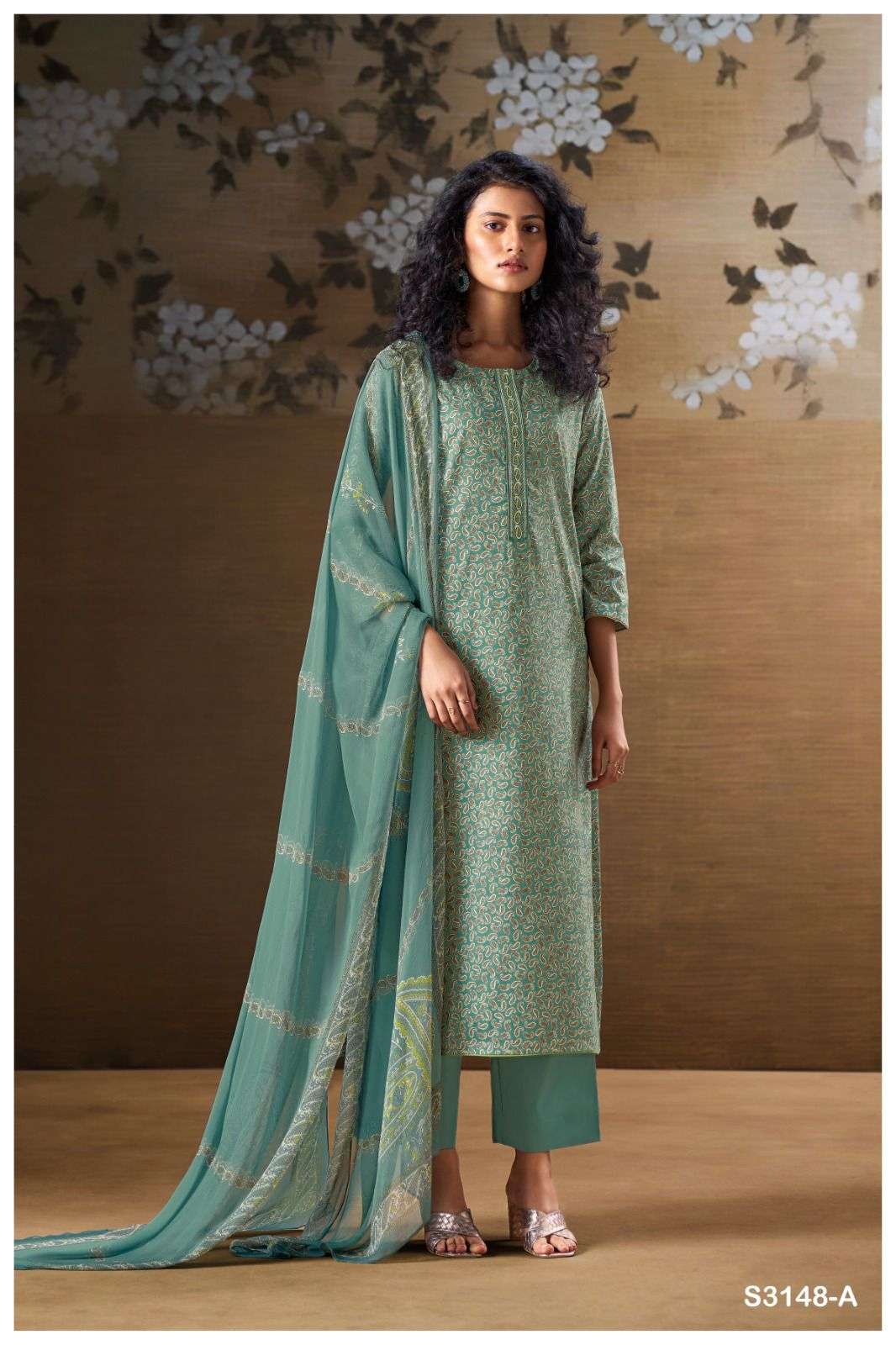 My Fashion Road Ganga Fashion Iana Premium Cotton Ladies Suit | S3148-A